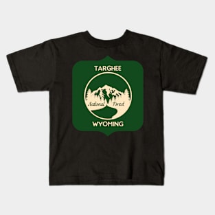 Targhee National Forest Wyoming Kids T-Shirt